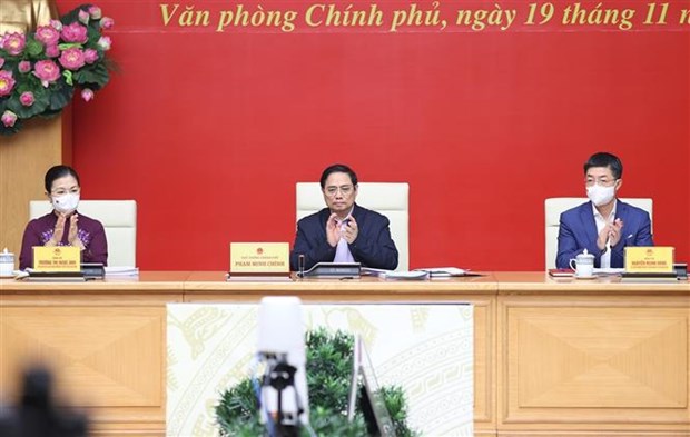 政府总理范明正会见芹苴市选民